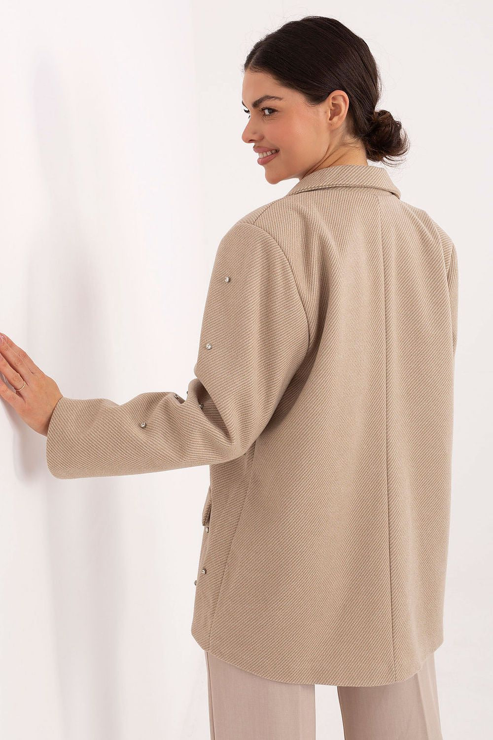 Colbert in beige voor dames