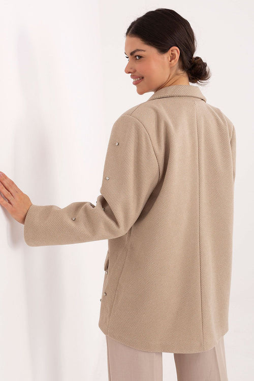 Colbert in beige voor dames