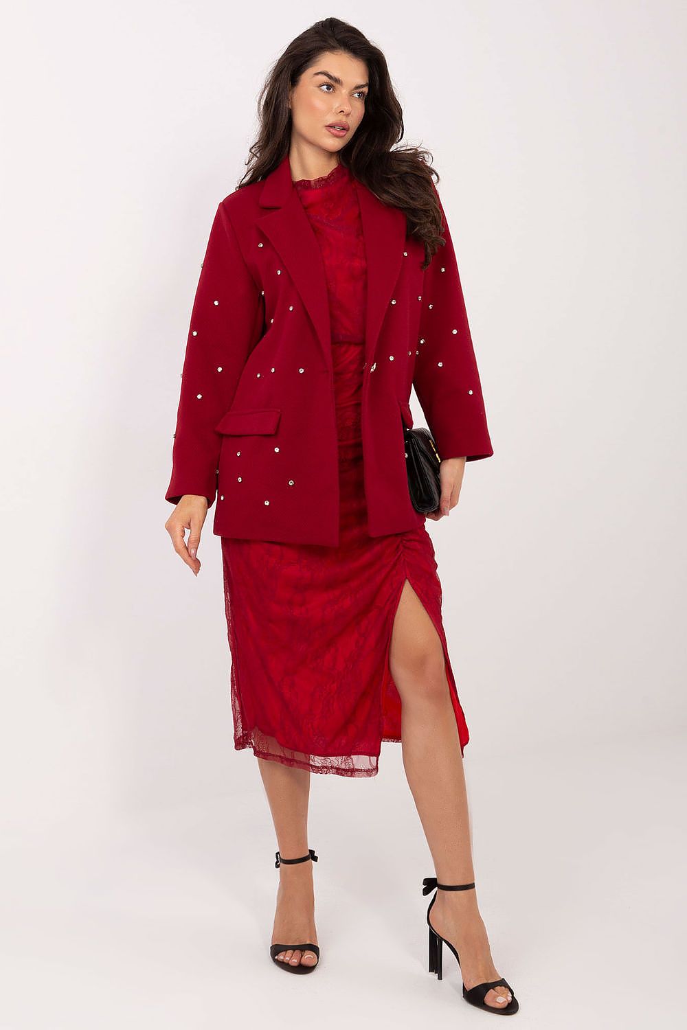 Colbert in rood voor dames