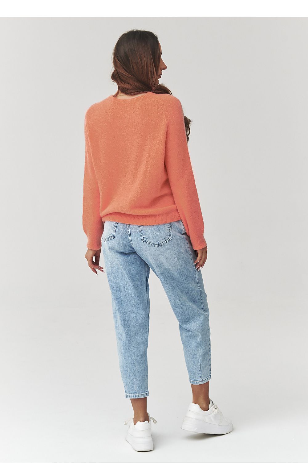 Trui in oranje voor dames