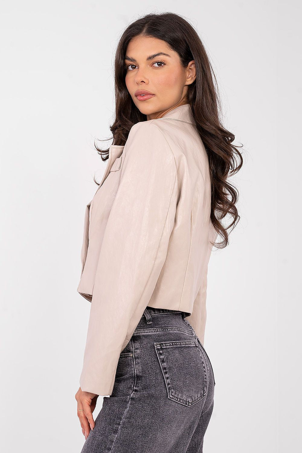 Colbert in beige voor dames