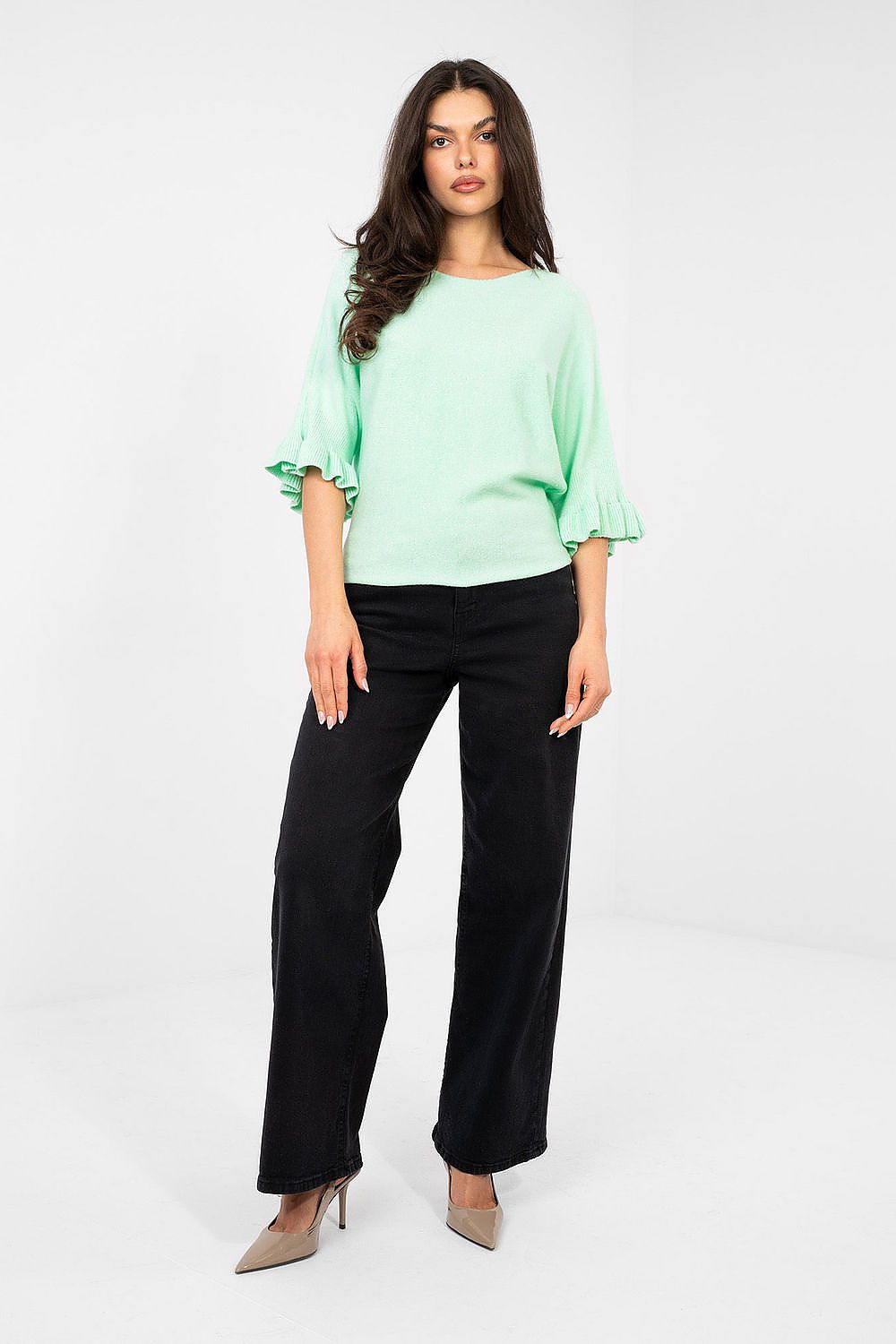 Trui in groen voor dames