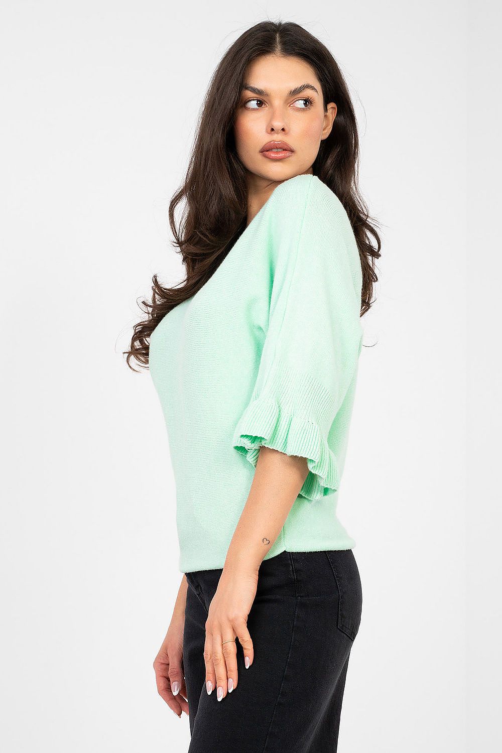 Trui in groen voor dames