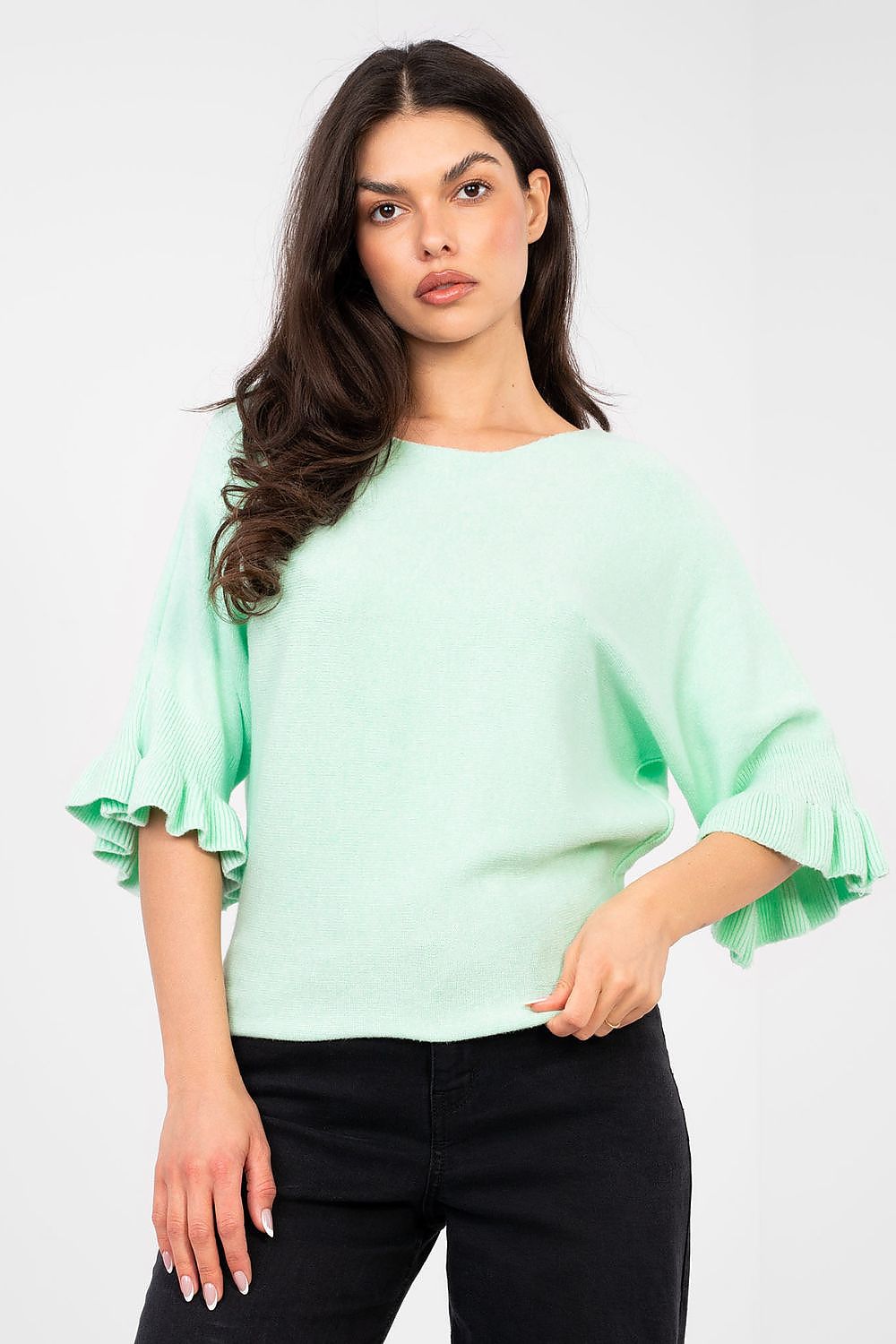 Trui in groen voor dames