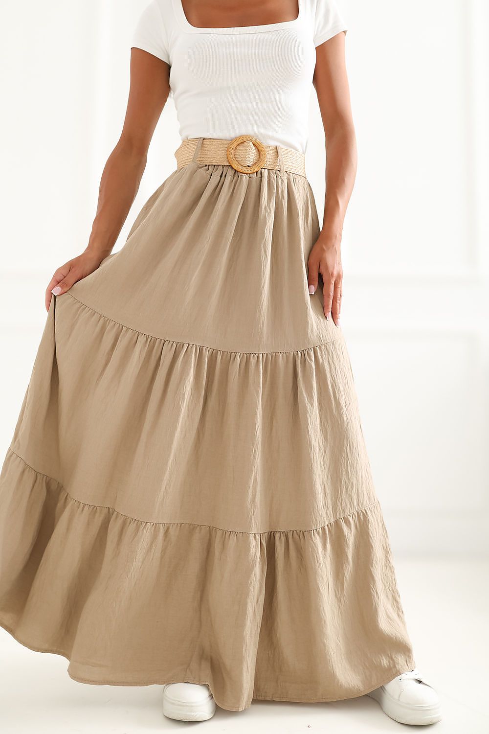  Lange rok model 230007 Italy Moda 
