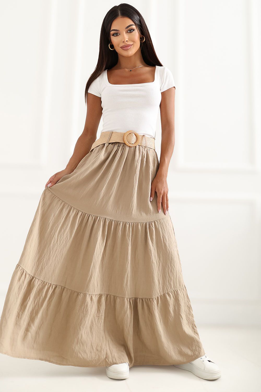  Lange rok model 230007 Italy Moda 
