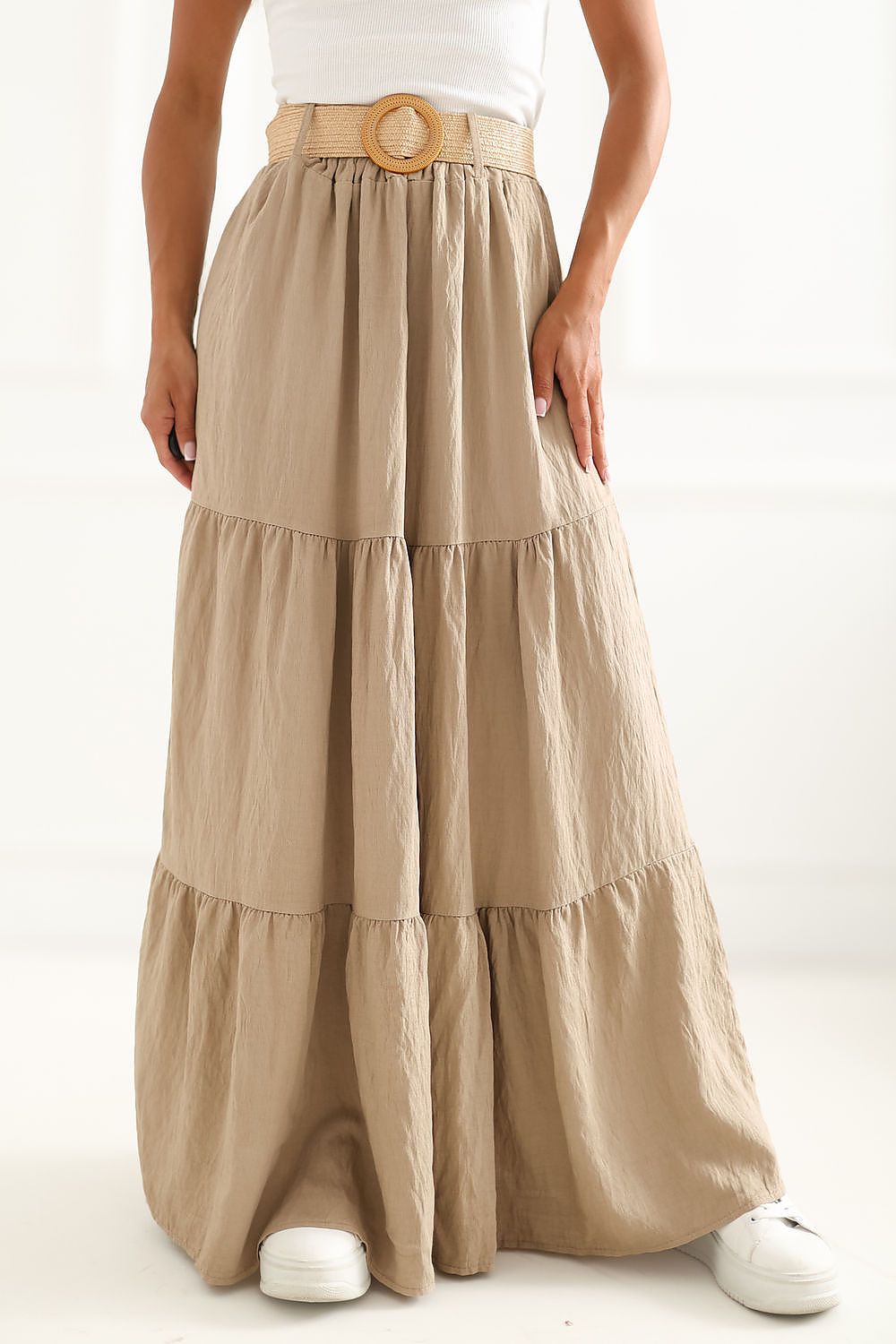  Lange rok model 230007 Italy Moda 