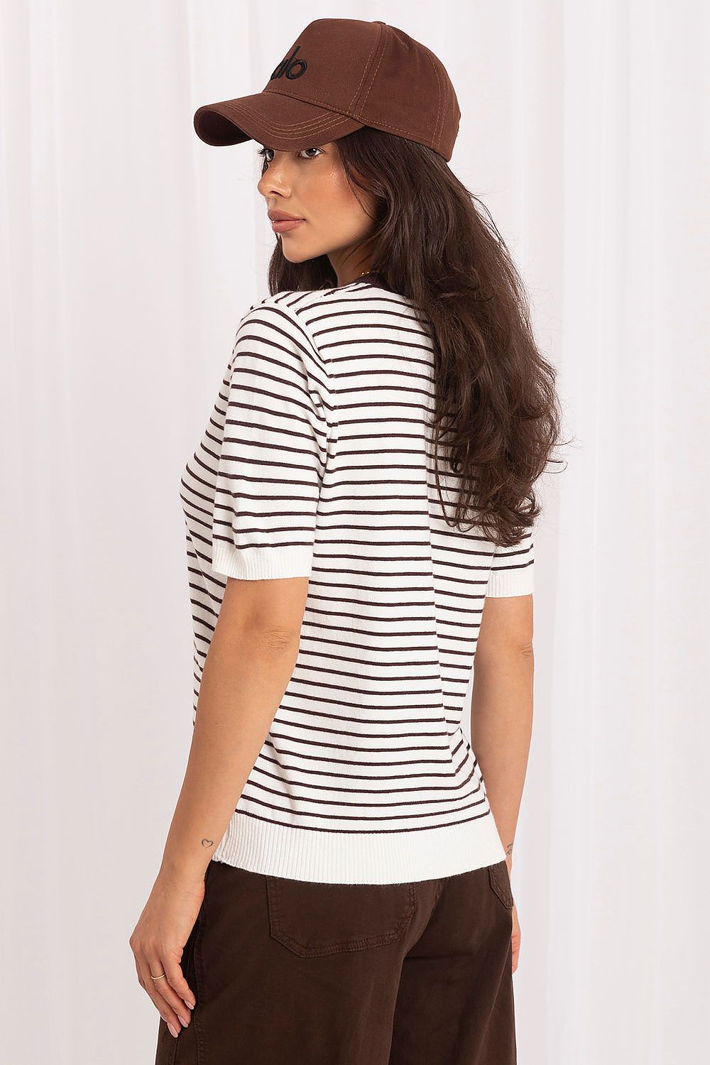  Trui met korte mouwen model 230142 Italy Moda 