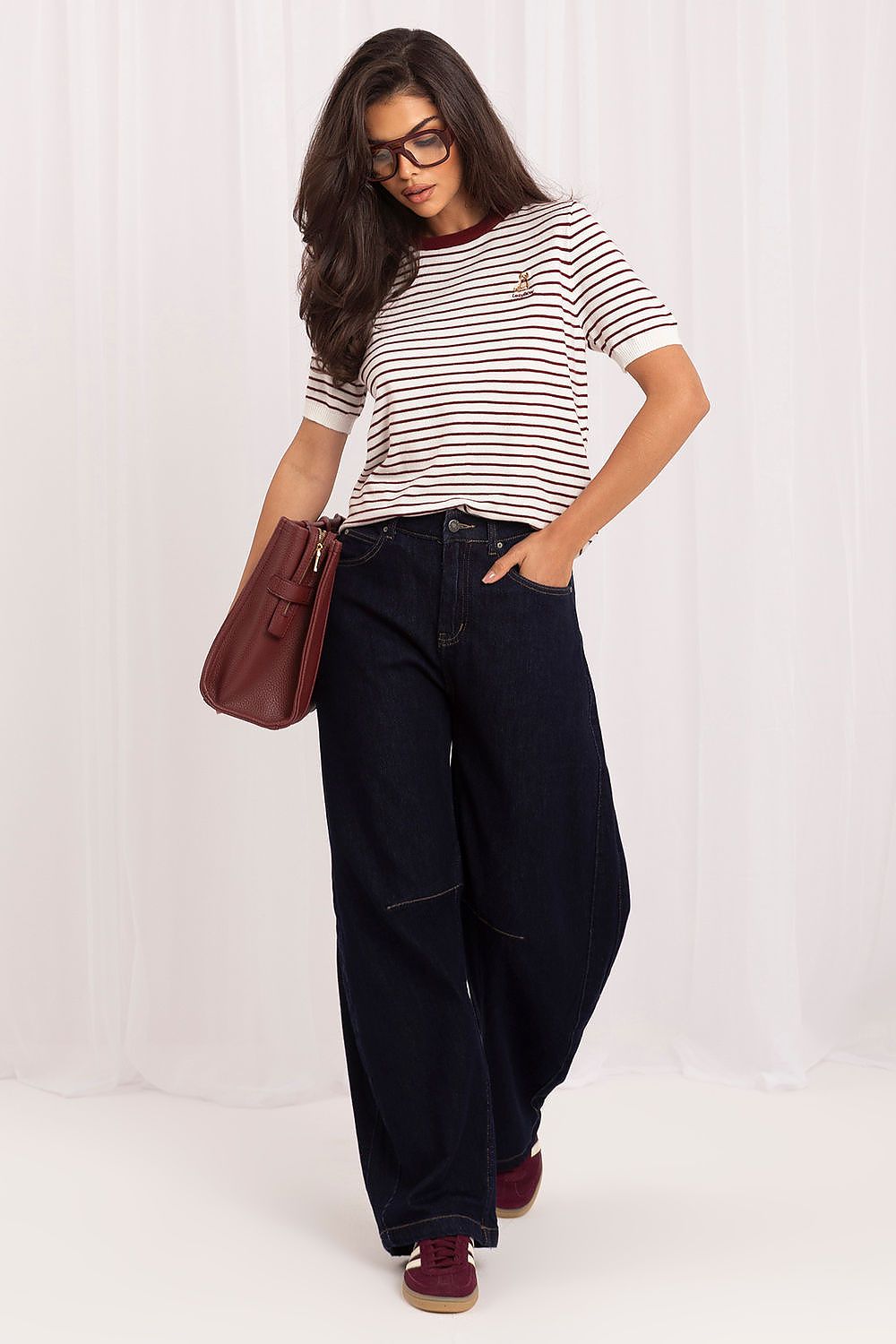  Trui met korte mouwen model 230143 Italy Moda 